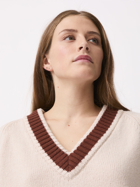 PULL RAISSA  Vanille , Pr&ecirc;t-&agrave;-porter Bensimon