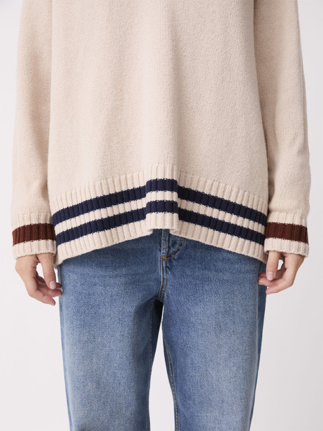 PULL RAISSA  Vanille , Pr&ecirc;t-&agrave;-porter Bensimon