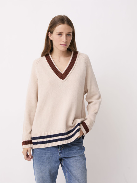 PULL RAISSA  Vanille , Pr&ecirc;t-&agrave;-porter Bensimon