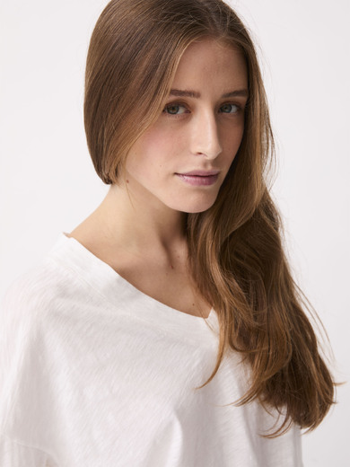 T-SHIRT PETRUSO  Ecru , Prêt-à-porter Bensimon