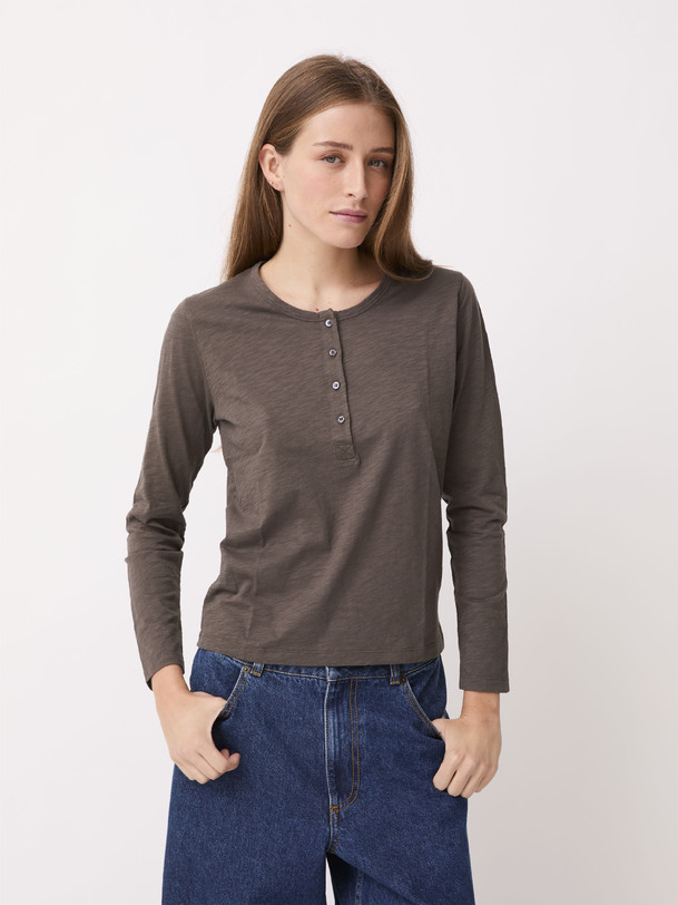 T-SHIRT ALEXANDRA Brun , Prêt-à-porter Bensimon