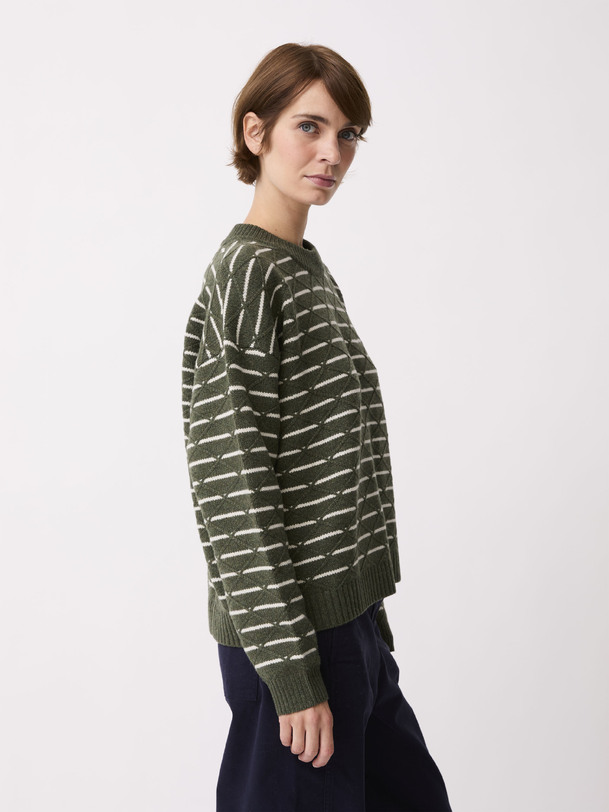 PULL RAMSES Kaki , Prêt-à-porter Bensimon