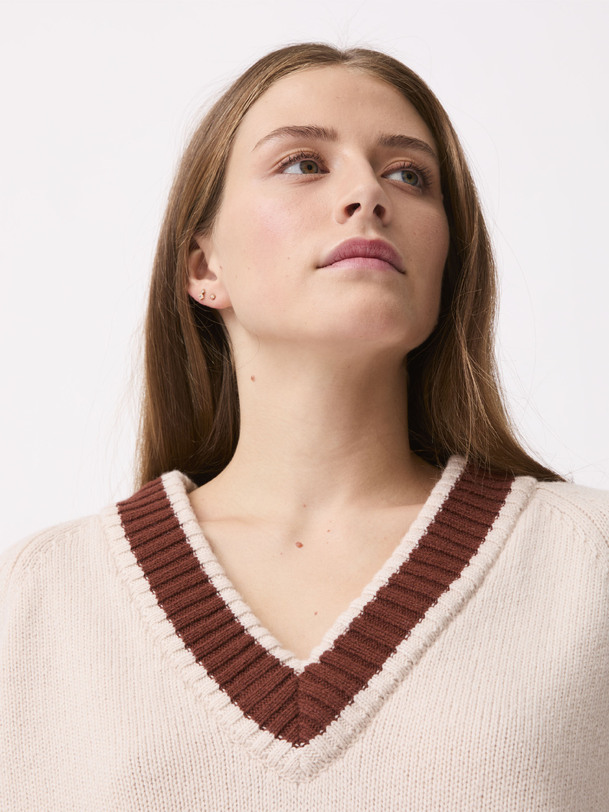 PULL RAISSA Vanille , Prêt-à-porter Bensimon
