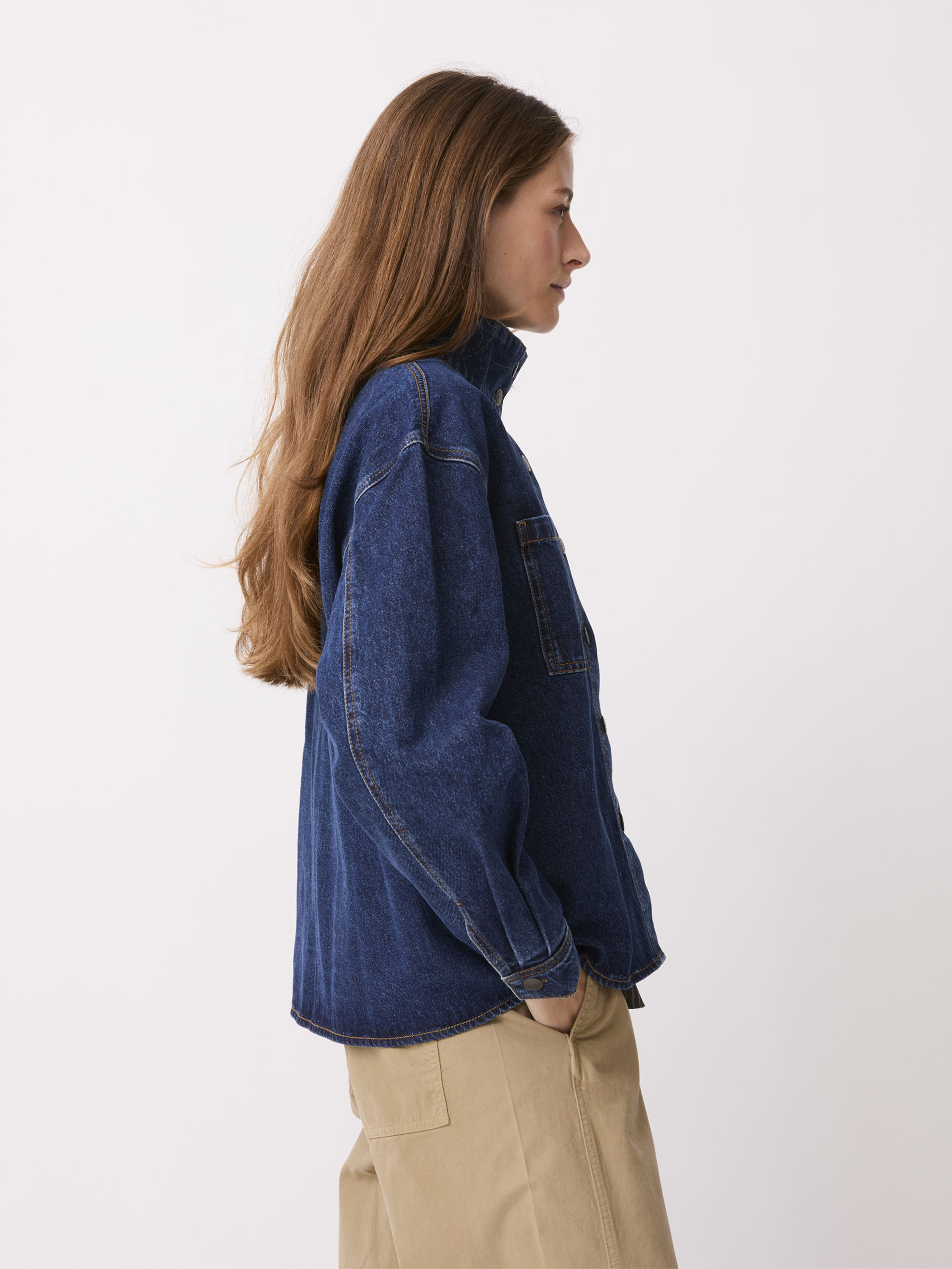 CHEMISE ROMANE Denim , Prêt-à-porter Bensimon