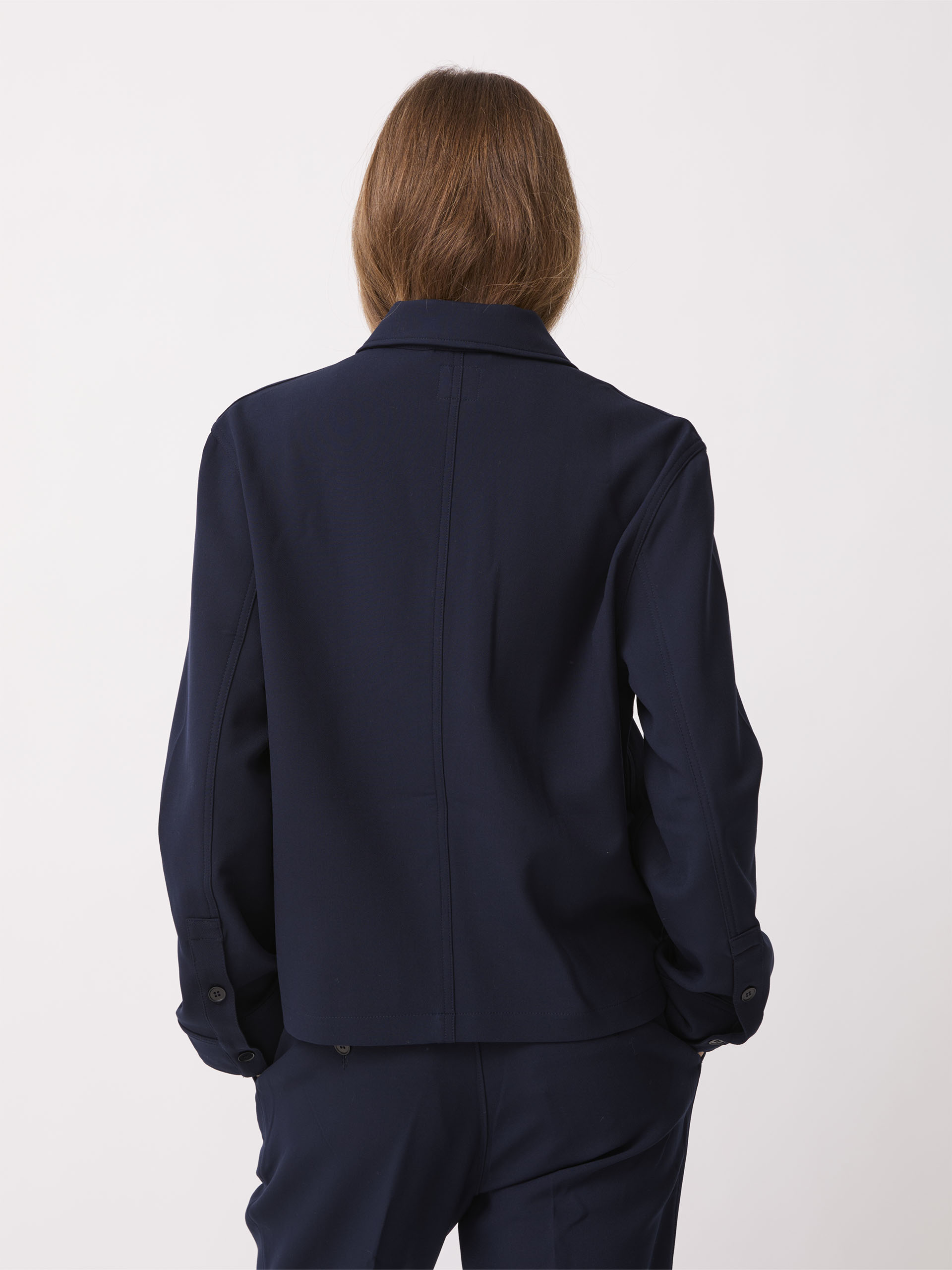 VESTE PARKER  Bleu roi , Pr&ecirc;t-&agrave;-porter Bensimon