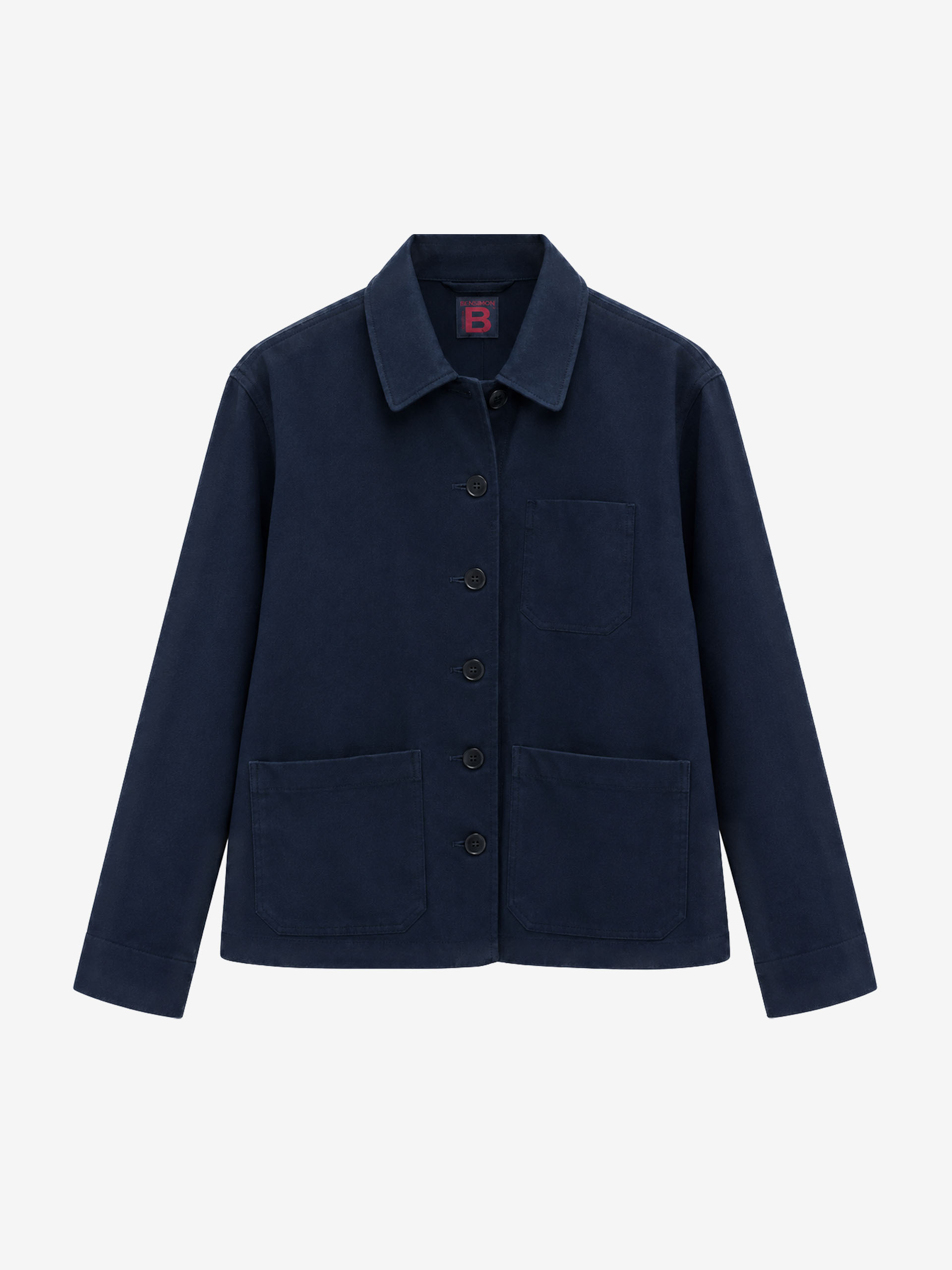 VESTE PARKER  Bleu roi , Pr&ecirc;t-&agrave;-porter Bensimon