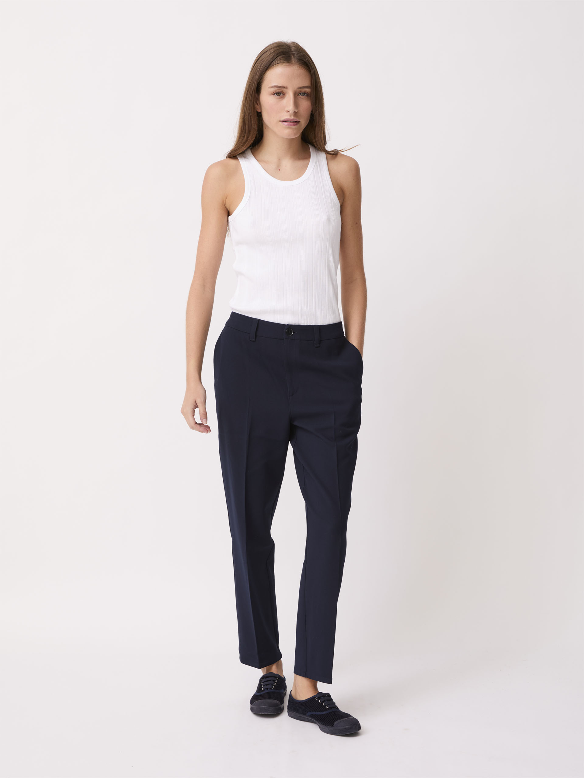 PANTALON RICO  Bleu roi , Pr&ecirc;t-&agrave;-porter Bensimon