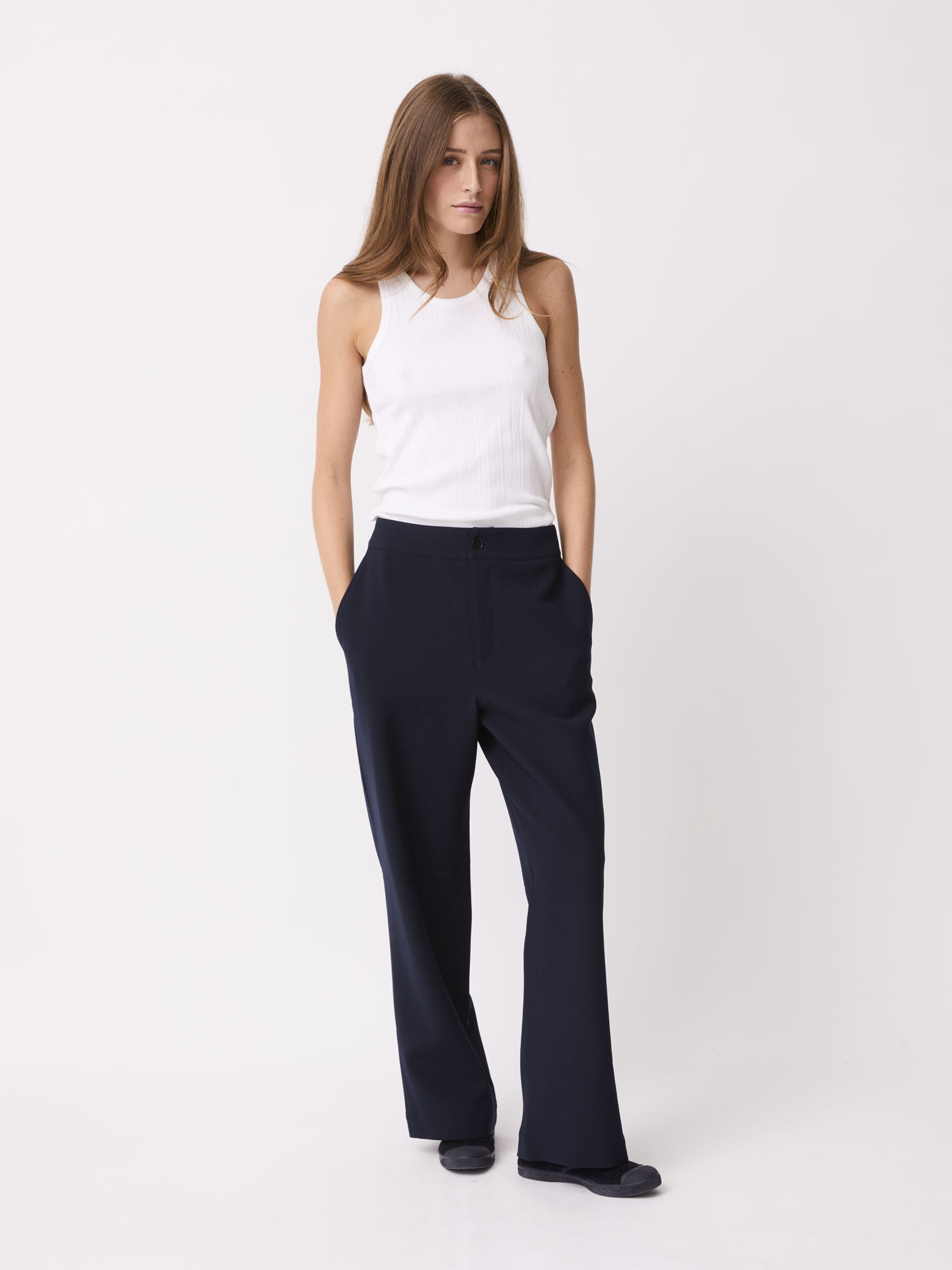 PANTALON PERCYLA  Bleu roi , Pr&ecirc;t-&agrave;-porter Bensimon