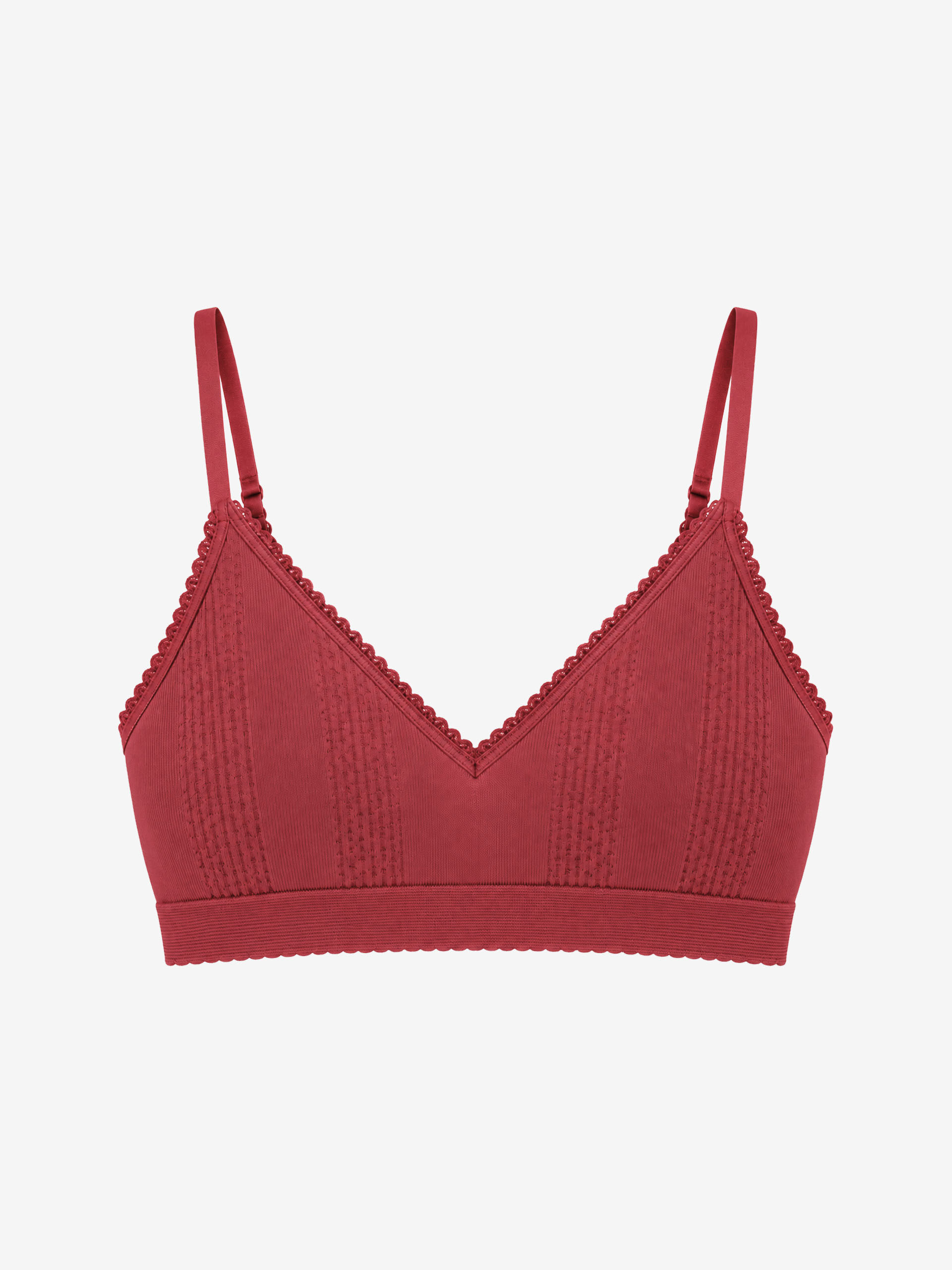 BRASSIERE  Lie de vin , Pr&ecirc;t-&agrave;-porter Bensimon