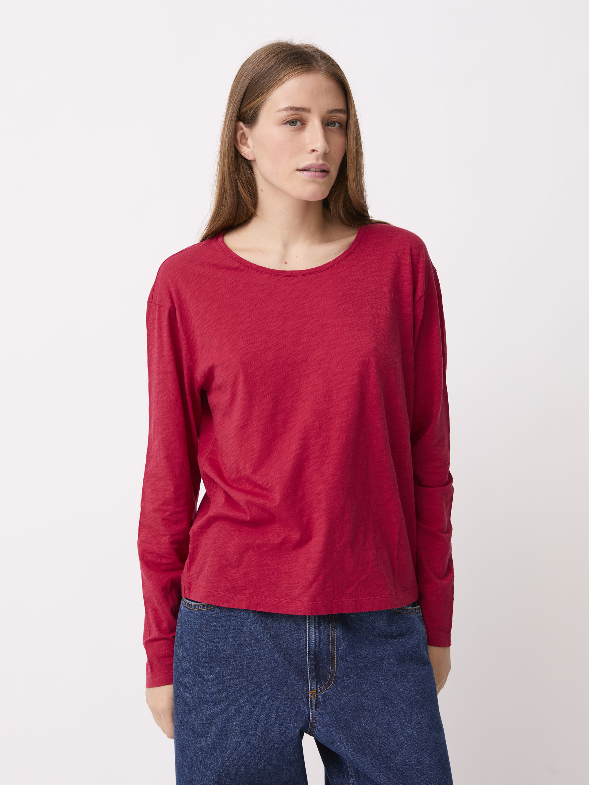 T-SHIRT JULY ML Lie de vin , Prêt-à-porter Bensimon