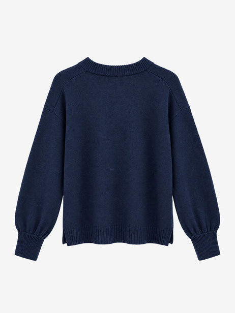 PULL OUDAI  Bleu roi , Pr&ecirc;t-&agrave;-porter Bensimon
