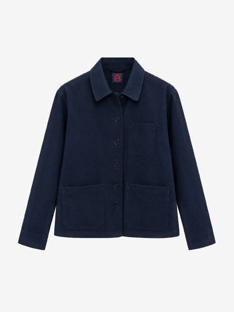 VESTE PARKER  Bleu roi , Pr&ecirc;t-&agrave;-porter Bensimon