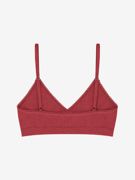 BRASSIERE  Lie de vin , Pr&ecirc;t-&agrave;-porter Bensimon
