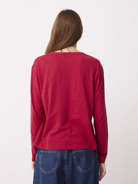 T-SHIRT JULY ML  Lie de vin , Pr&ecirc;t-&agrave;-porter Bensimon