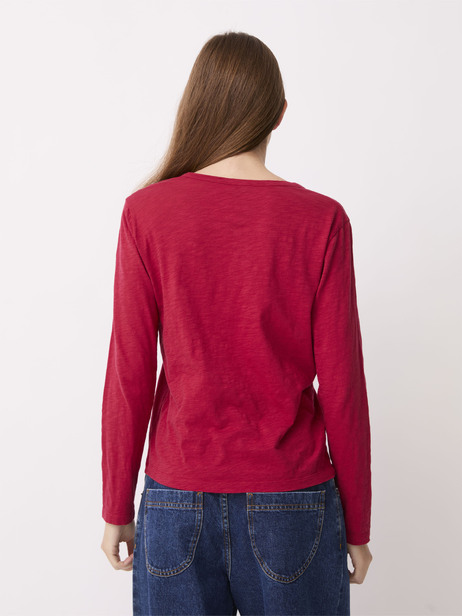 T-SHIRT ALEXANDRA  Lie de vin , Pr&ecirc;t-&agrave;-porter Bensimon