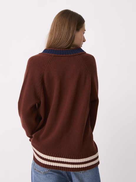PULL RAISSA  Lie de vin , Pr&ecirc;t-&agrave;-porter Bensimon