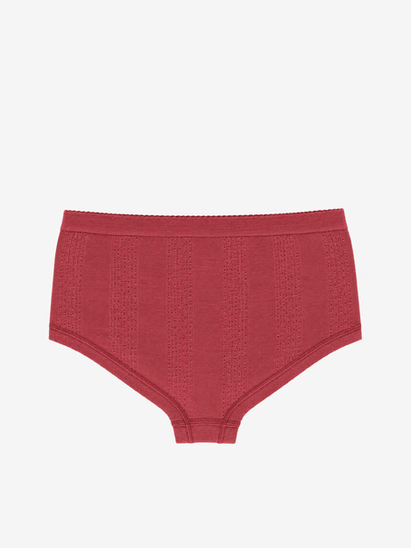 SHORTY  Lie de vin , Pr&ecirc;t-&agrave;-porter Bensimon 