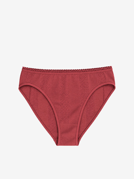 CULOTTE  Lie de vin , Pr&ecirc;t-&agrave;-porter Bensimon