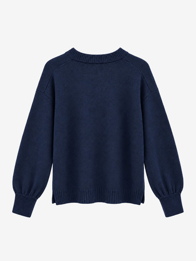 PULL OUDAI  Bleu roi , Prêt-à-porter Bensimon