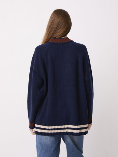 PULL RAISSA  Bleu roi , Prêt-à-porter Bensimon