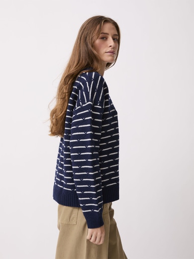 PULL RAMSES  Bleu roi , Pr&ecirc;t-&agrave;-porter Bensimon
