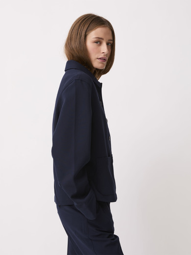 VESTE PARKER  Bleu roi , Pr&ecirc;t-&agrave;-porter Bensimon