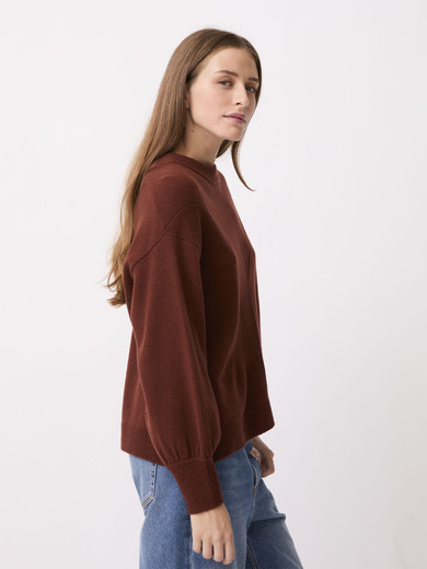 PULL OUDAI  Lie de vin , Prêt-à-porter Bensimon