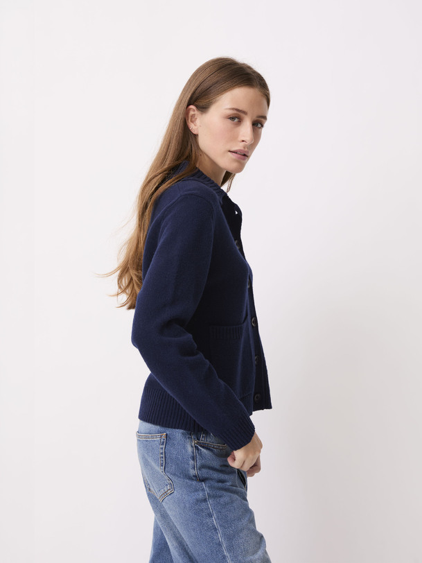 GILET ORIA Bleu roi , Prêt-à-porter Bensimon