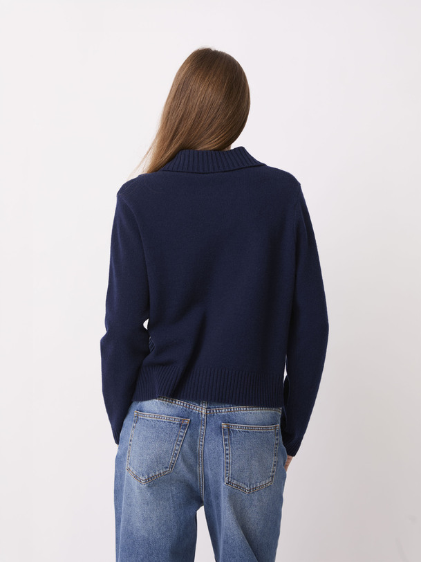 GILET ORIA Bleu roi , Prêt-à-porter Bensimon