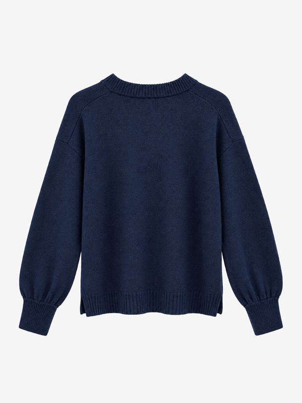 PULL OUDAI Bleu roi , Prêt-à-porter Bensimon