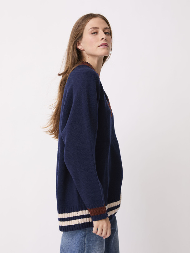 PULL RAISSA Bleu roi , Prêt-à-porter Bensimon