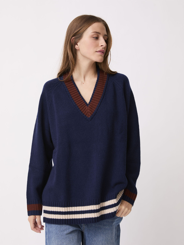 PULL RAISSA Bleu roi , Prêt-à-porter Bensimon