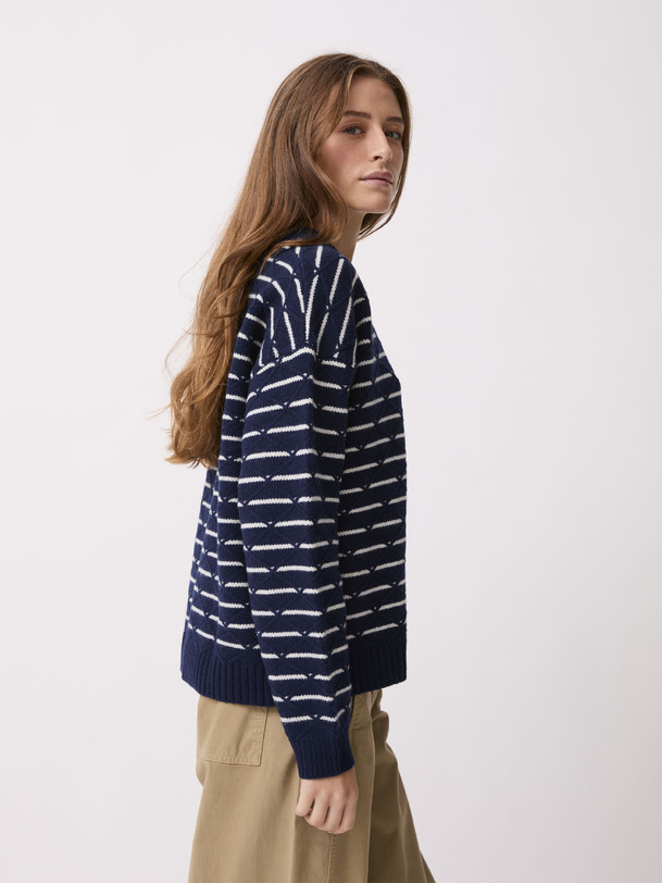 PULL RAMSES Bleu roi , Prêt-à-porter Bensimon