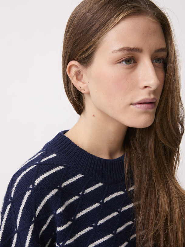 PULL RAMSES Bleu roi , Prêt-à-porter Bensimon
