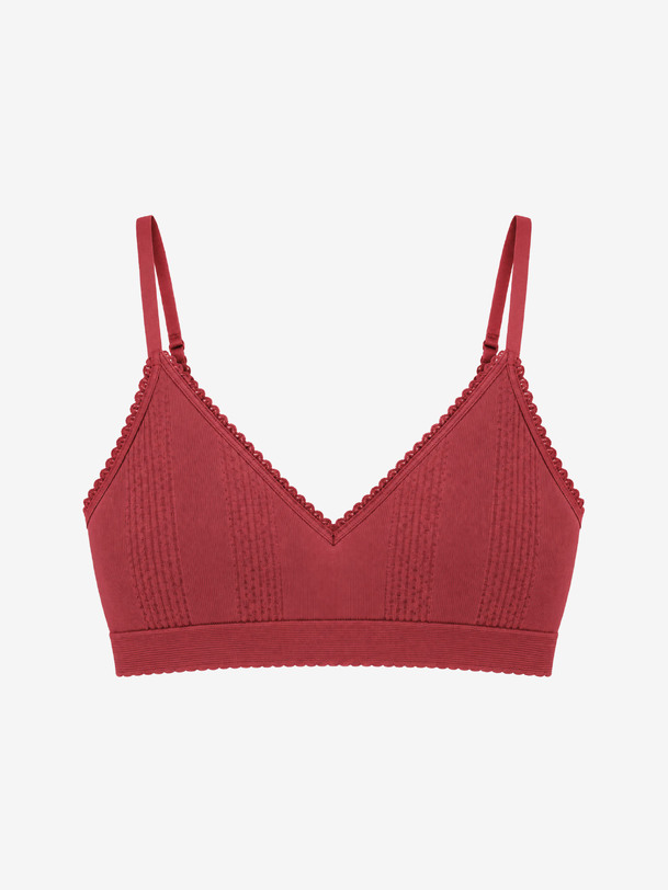 BRASSIERE  Lie de vin , Pr&ecirc;t-&agrave;-porter Bensimon