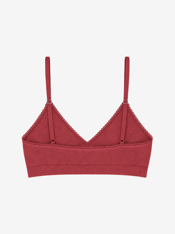 BRASSIERE  Lie de vin , Pr&ecirc;t-&agrave;-porter Bensimon