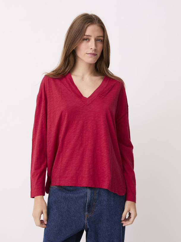 T-SHIRT PETRUSO Lie de vin , Prêt-à-porter Bensimon