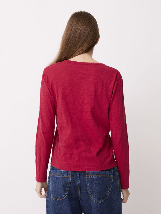 T-SHIRT ALEXANDRA  Lie de vin , Pr&ecirc;t-&agrave;-porter Bensimon