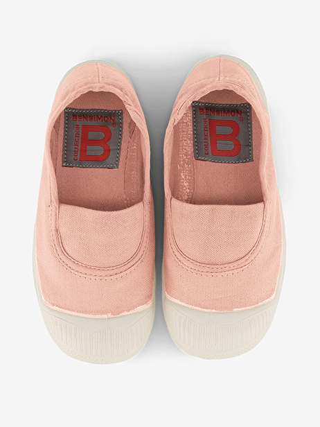 TENNIS ELASTIQUE ENFANT  Rose leger , Tennis & Chaussures Bensimon