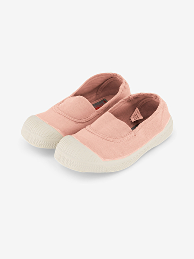 TENNIS ELASTIQUE ENFANT  Rose leger , Tennis & Chaussures Bensimon