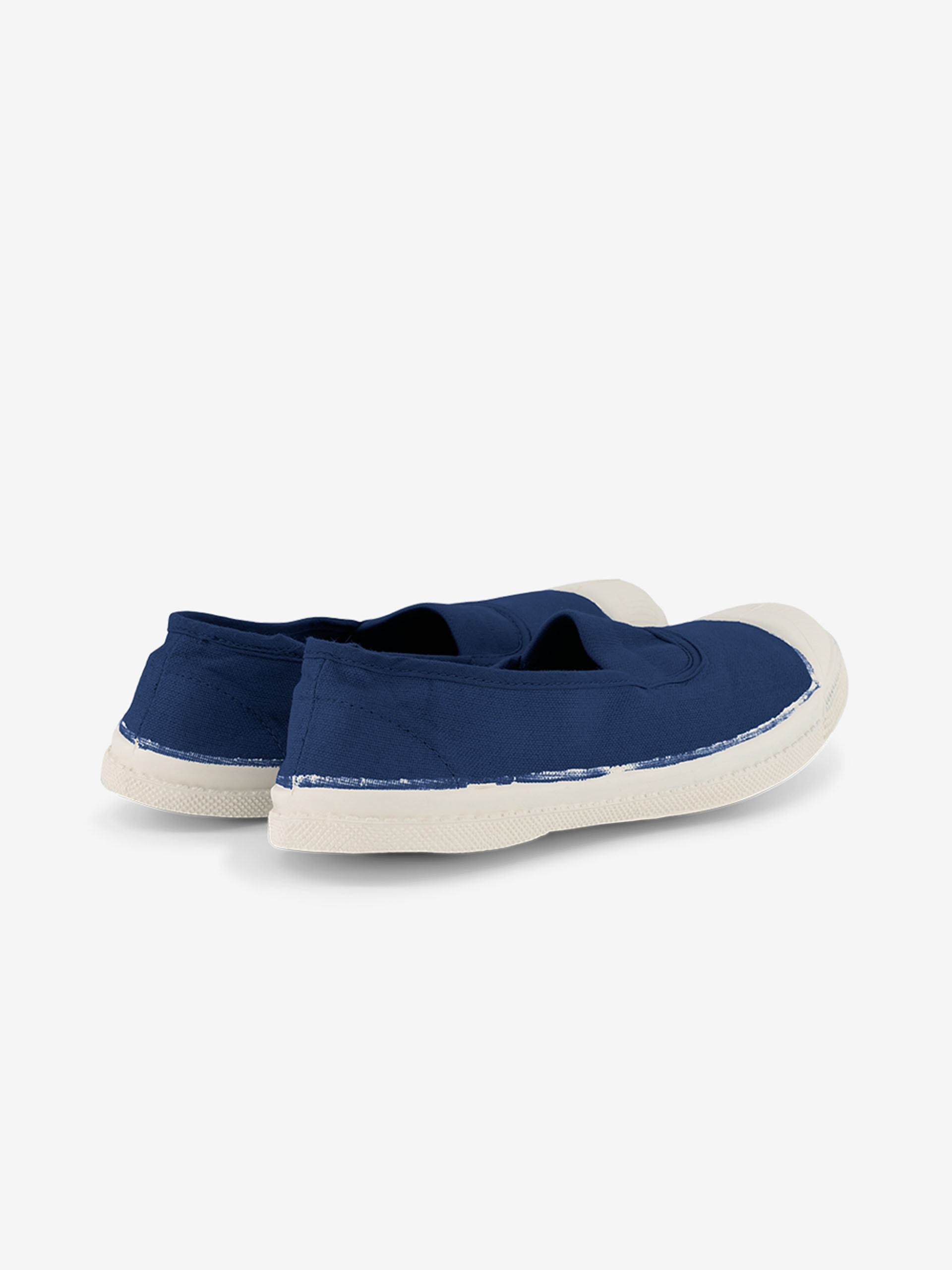 TENNIS ELASTIQUE FEMME  Indigo , Tennis & Chaussures Bensimon