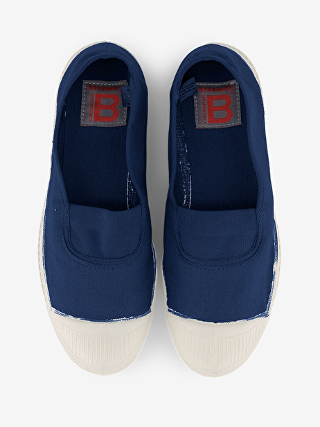 TENNIS ELASTIQUE FEMME  Indigo , Tennis & Chaussures Bensimon