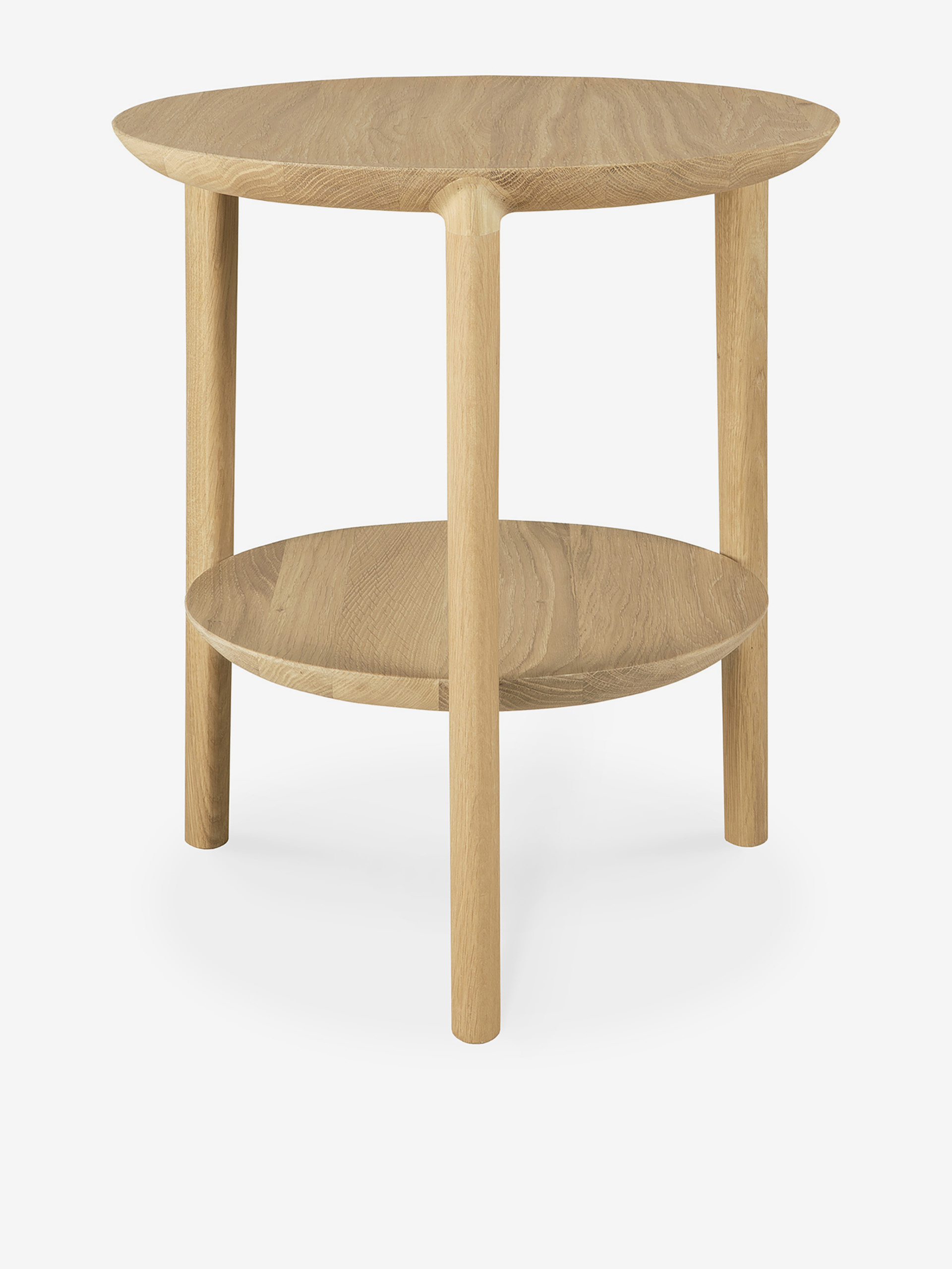 TABLE D'APPOINT BOK - ETHNICRAFT Chene clair , Maison Bensimon