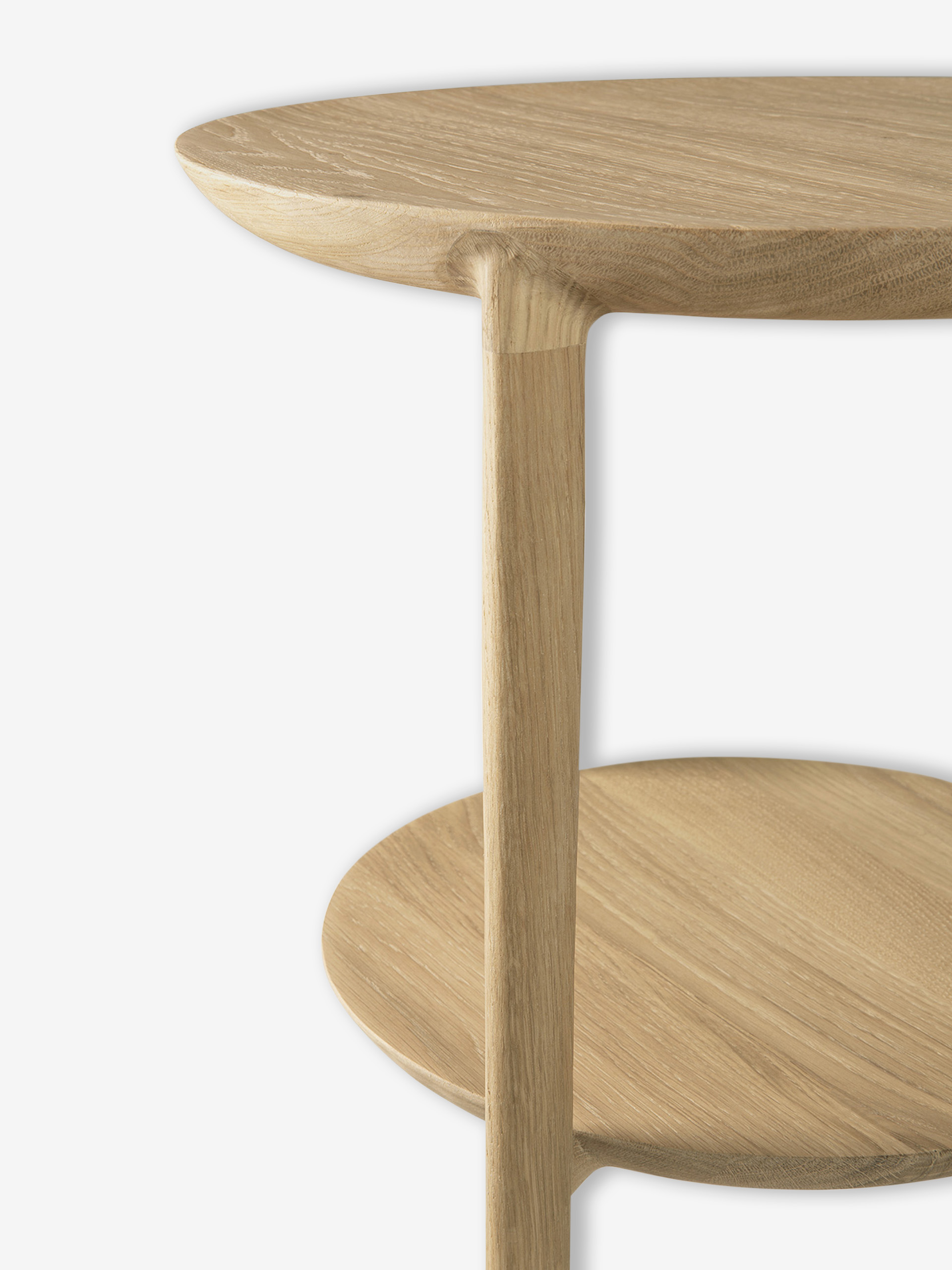 TABLE D'APPOINT BOK - ETHNICRAFT Chene clair , Maison Bensimon