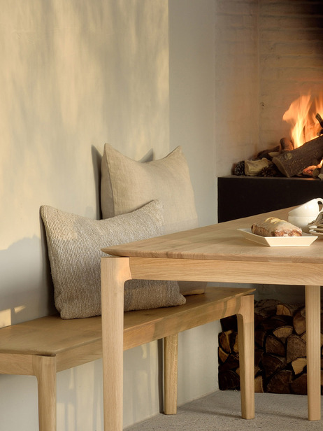 BANC BOK CHENE  - ETHNICRAFT  Chene clair , Maison Bensimon