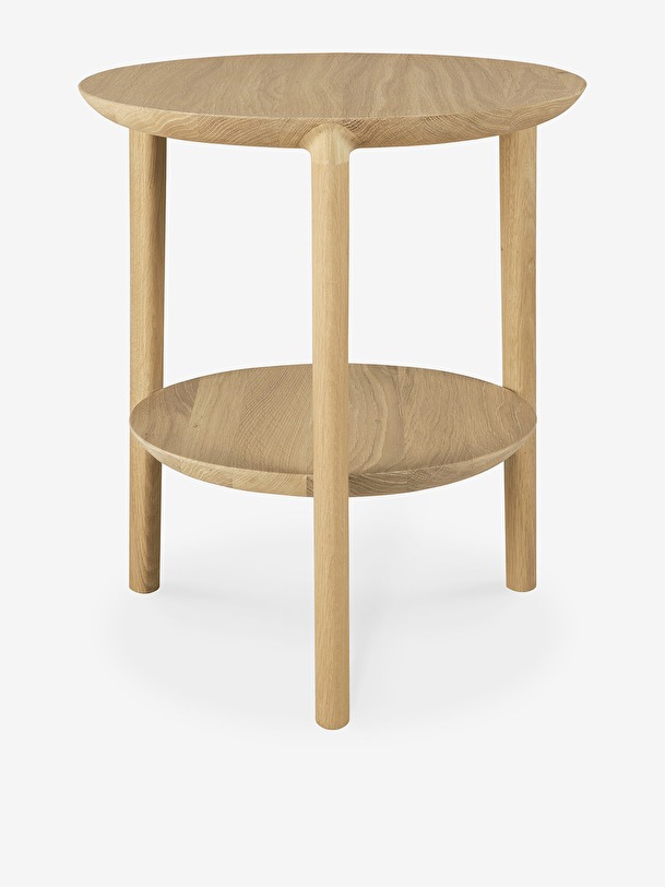 TABLE D'APPOINT BOK - ETHNICRAFT Chene clair , Maison Bensimon