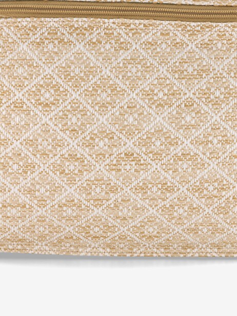 ETHNIC RAPHIA HOUSE CASE  Ecru , Maison Bensimon