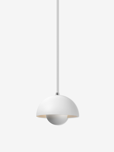 SUSPENSION FLOWERPOT VP1 BLANC MAT - &TRADITION  Blanc , Maison Bensimon