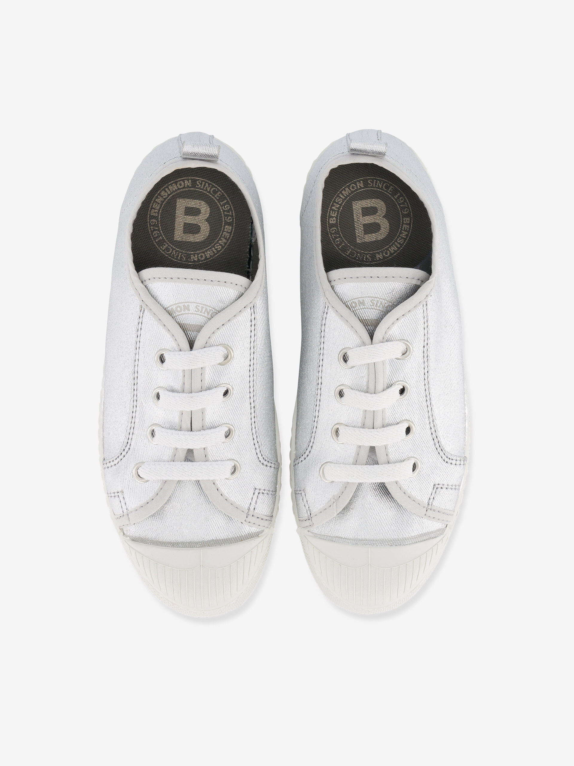 ROMY B79 SHINY T20 ARGENT 804  Argent , Tennis & Chaussures Bensimon