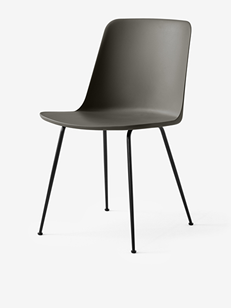 CHAISE RELY HW6 POLYPOPRYLENE RECYCLE HEE WELLING GRIS - &TRADITION  Gris galet , Maison Bensimon